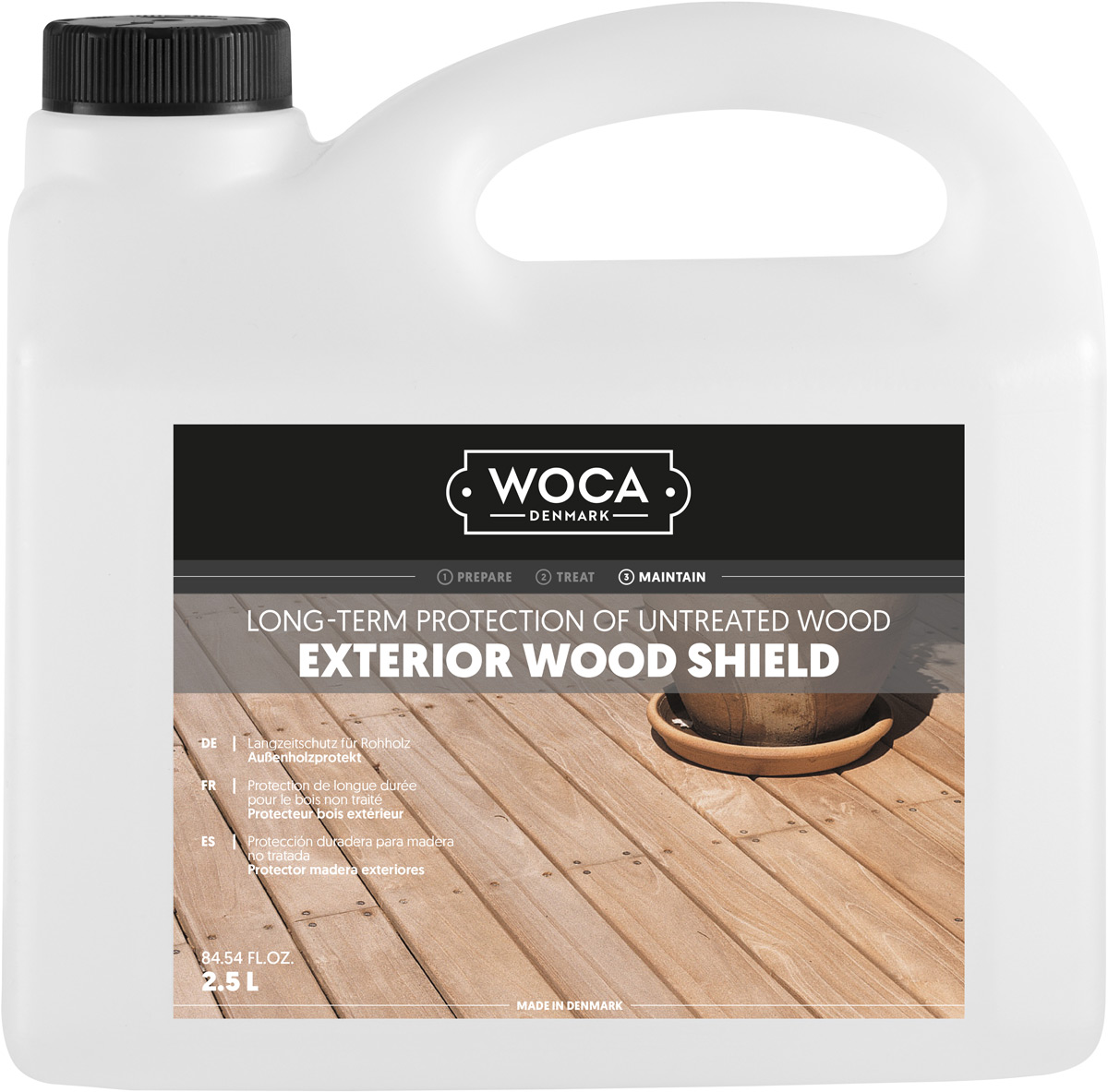 WOCA Außenholzprotekt / Exterior Wood Shield 2,5 Liter