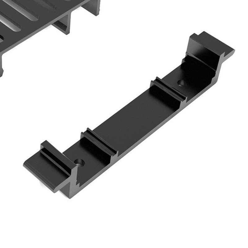 FANO QWICKBUILD Clip für Ventilationsprofil, Aluminium schwarz