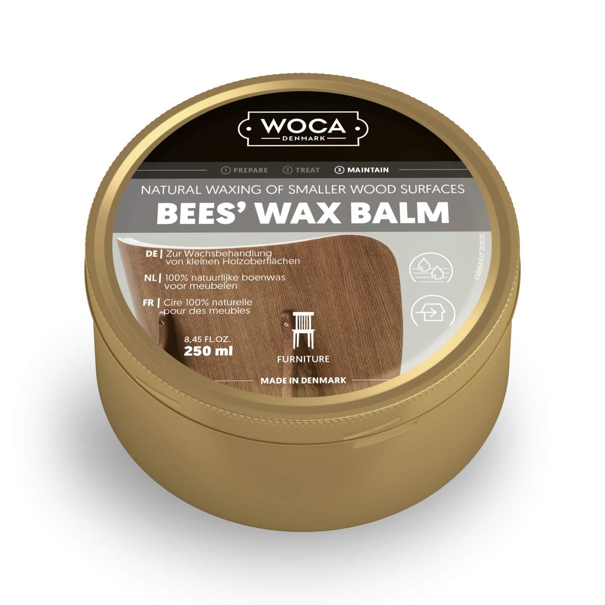 WOCA Bienenwachs Natur Bees Wax Natural 0,25 Liter