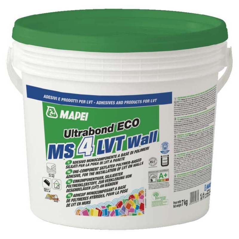 MAPEI Vinylkleber Ultrabond Eco MS 4 LVT Wall 7 kg