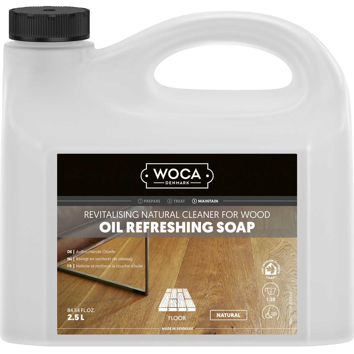 WOCA Öl-Refresher Natur Oil Refreshing Soap Natural 2,5 Liter