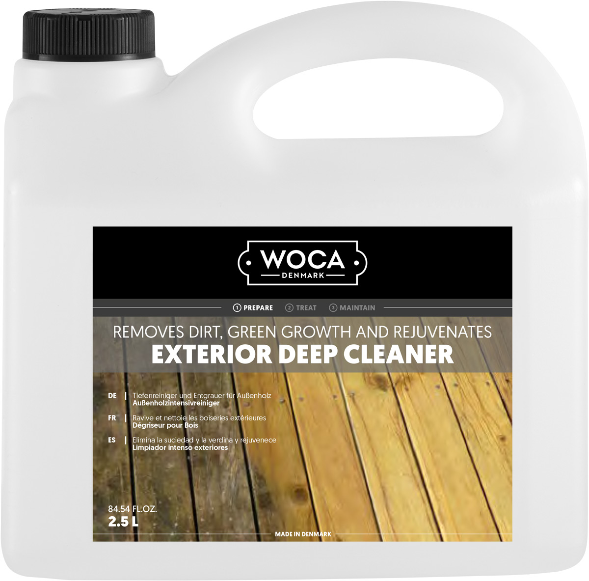 WOCA Außenholz Intensivreiniger / Exterior Deep Cleaner 2,5 Liter